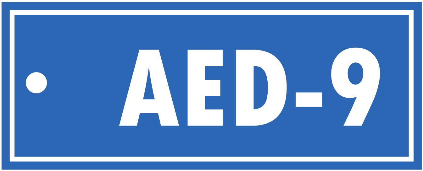 ALPHA-NUMERIC AED TAG