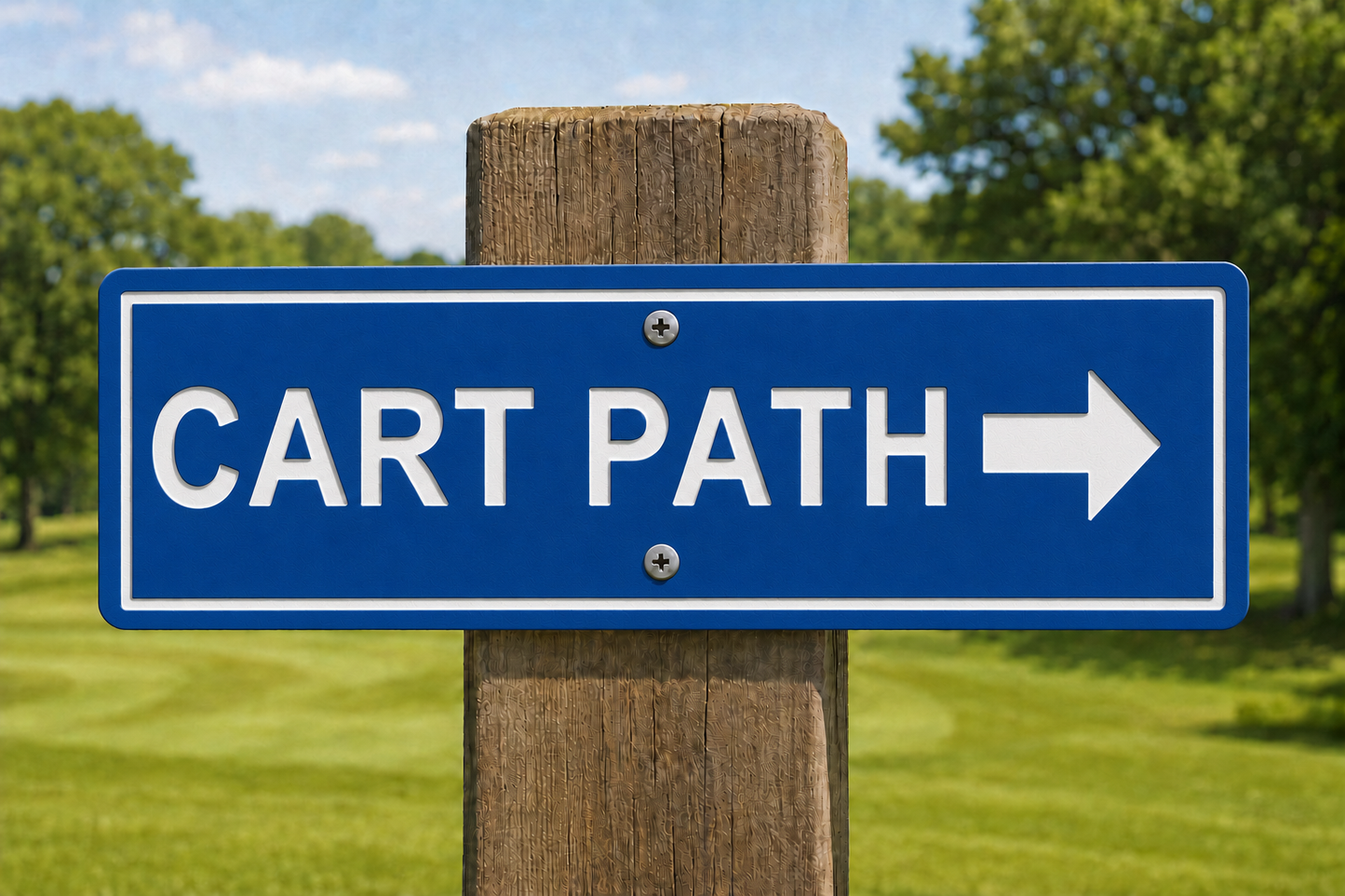 Cart Path Directional, 5 x 16