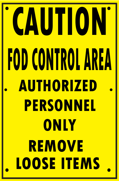 FOD CONTROL AREA