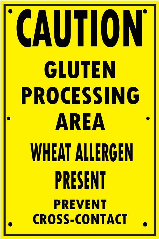 GLUTEN PROCESSING AREA