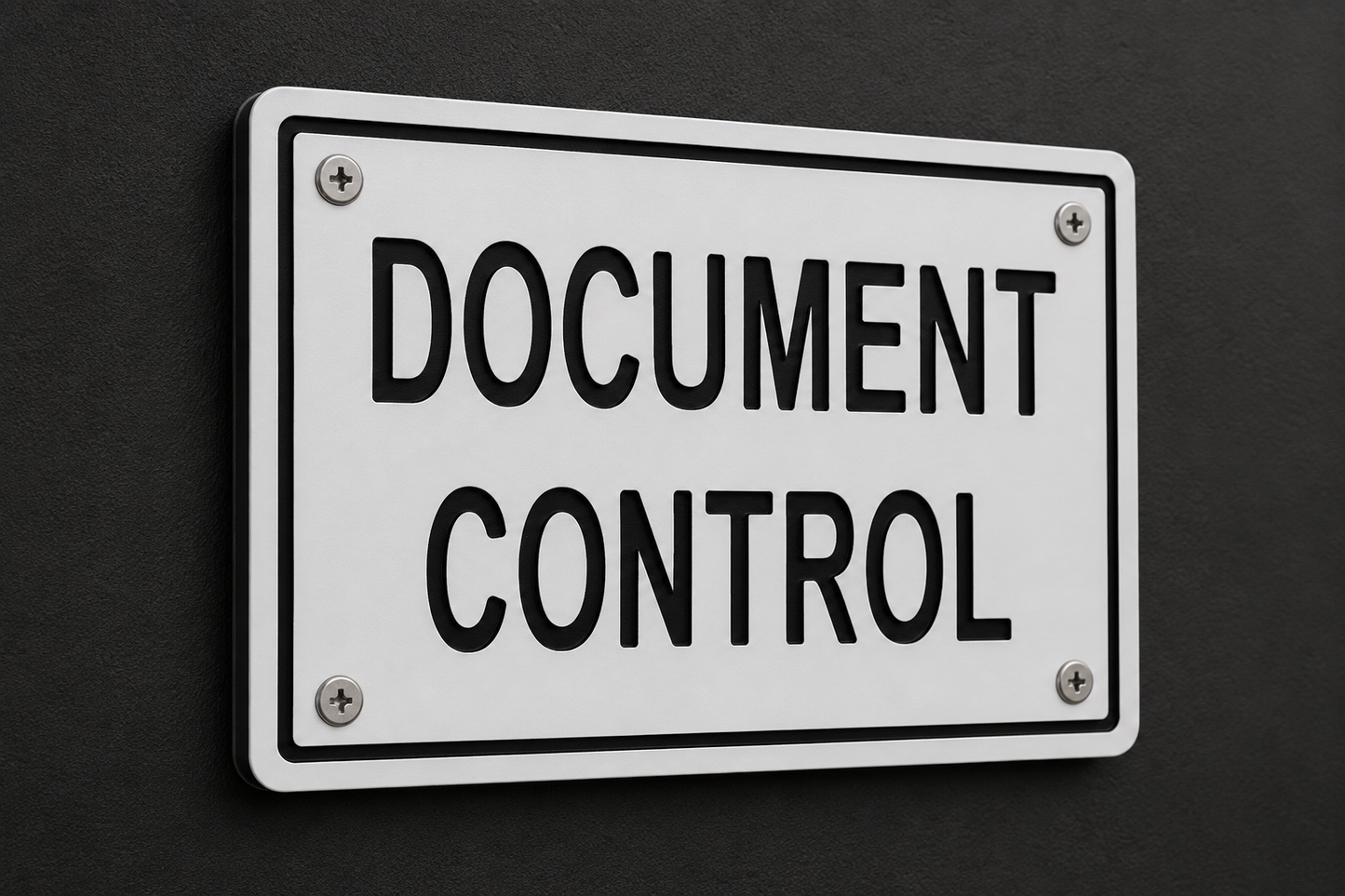 Document Control, 6 x 8