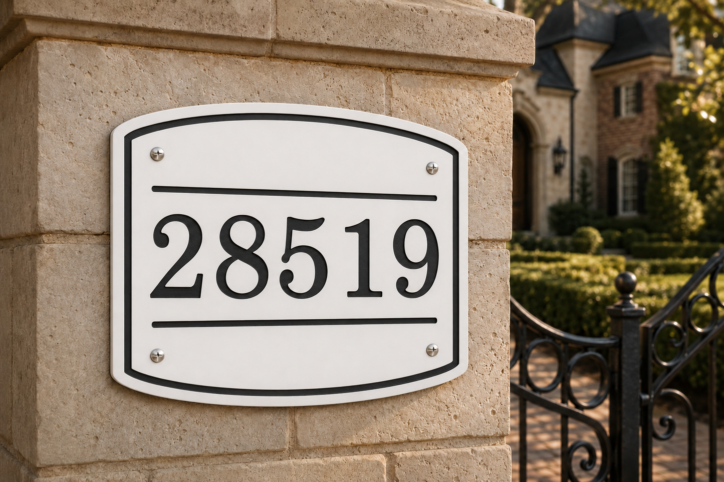 Heritage Numeral Address Plaque