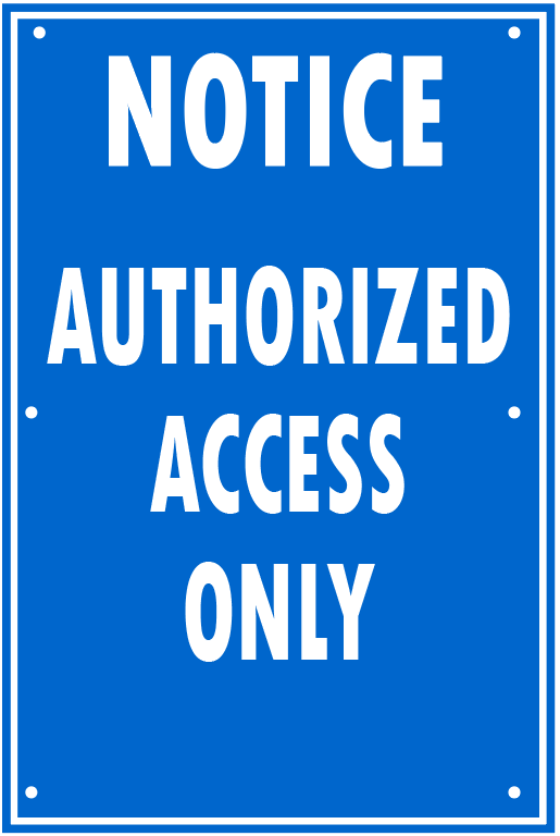 AUTHORIZED ACCESS ONLY