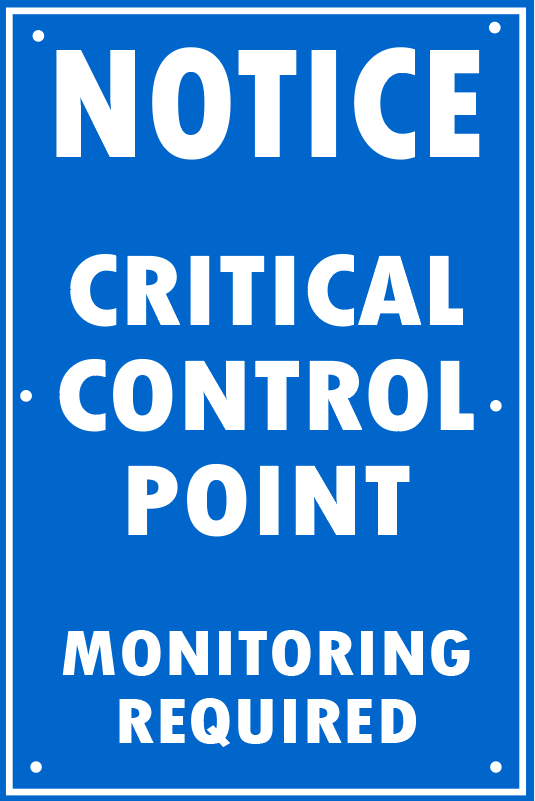 CRITICAL CONTROL POINT