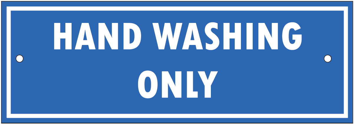 HAND WASHING ONLY