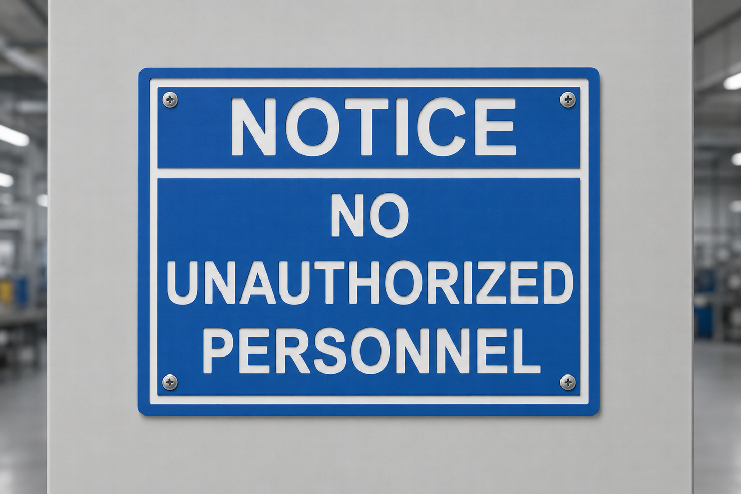 No Unauthorized Personnel