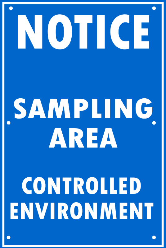 SAMPLING AREA - CONTROLLED ENVIRONMENT