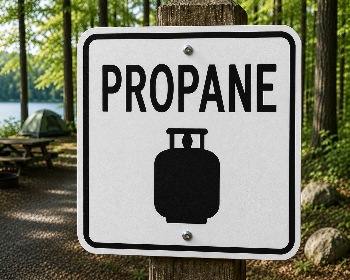 Propane Sign 10 x 10