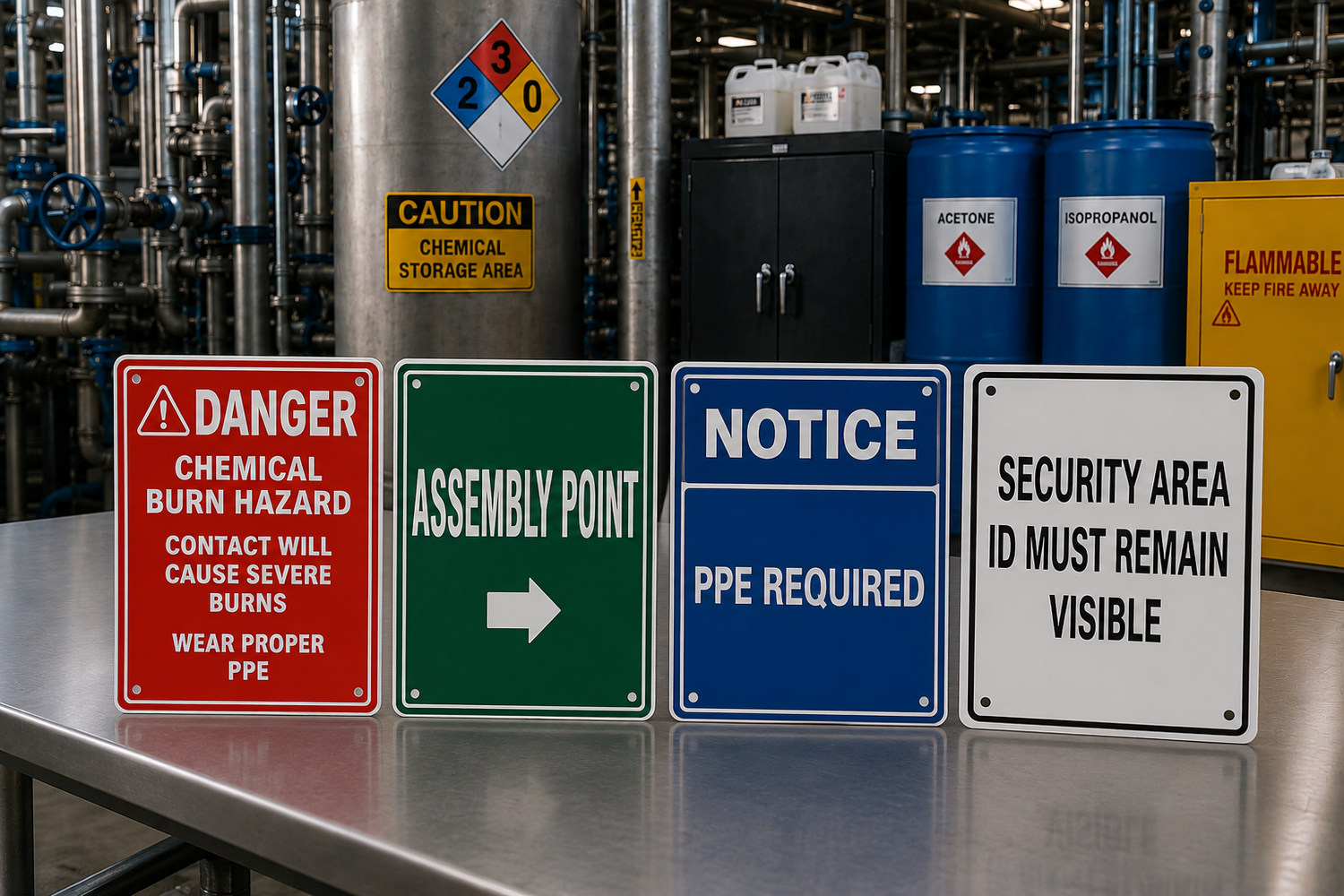 Chemical - Ready to Ship Signs