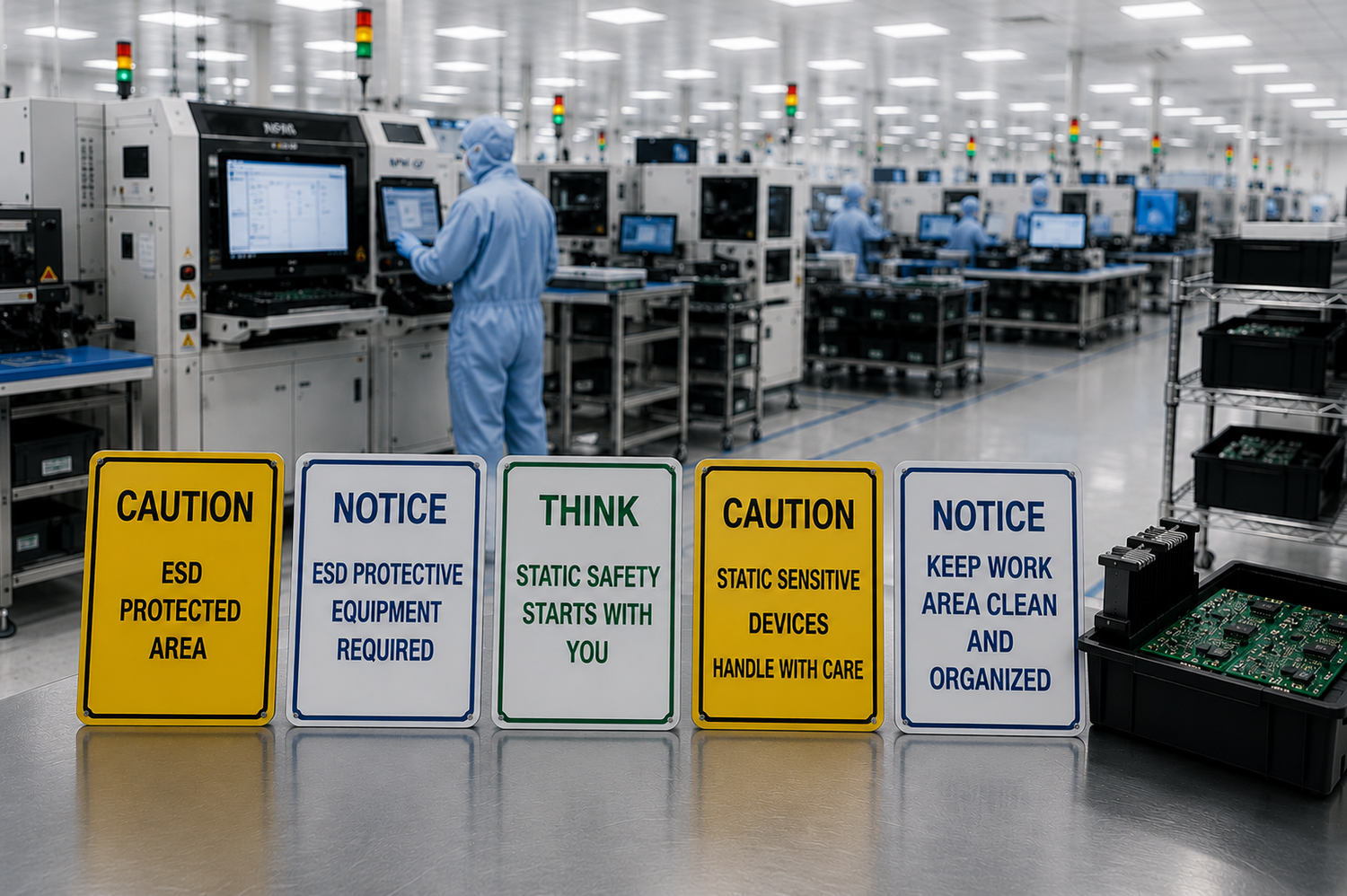 Electronic & Semiconductor - Ready to Ship Signs