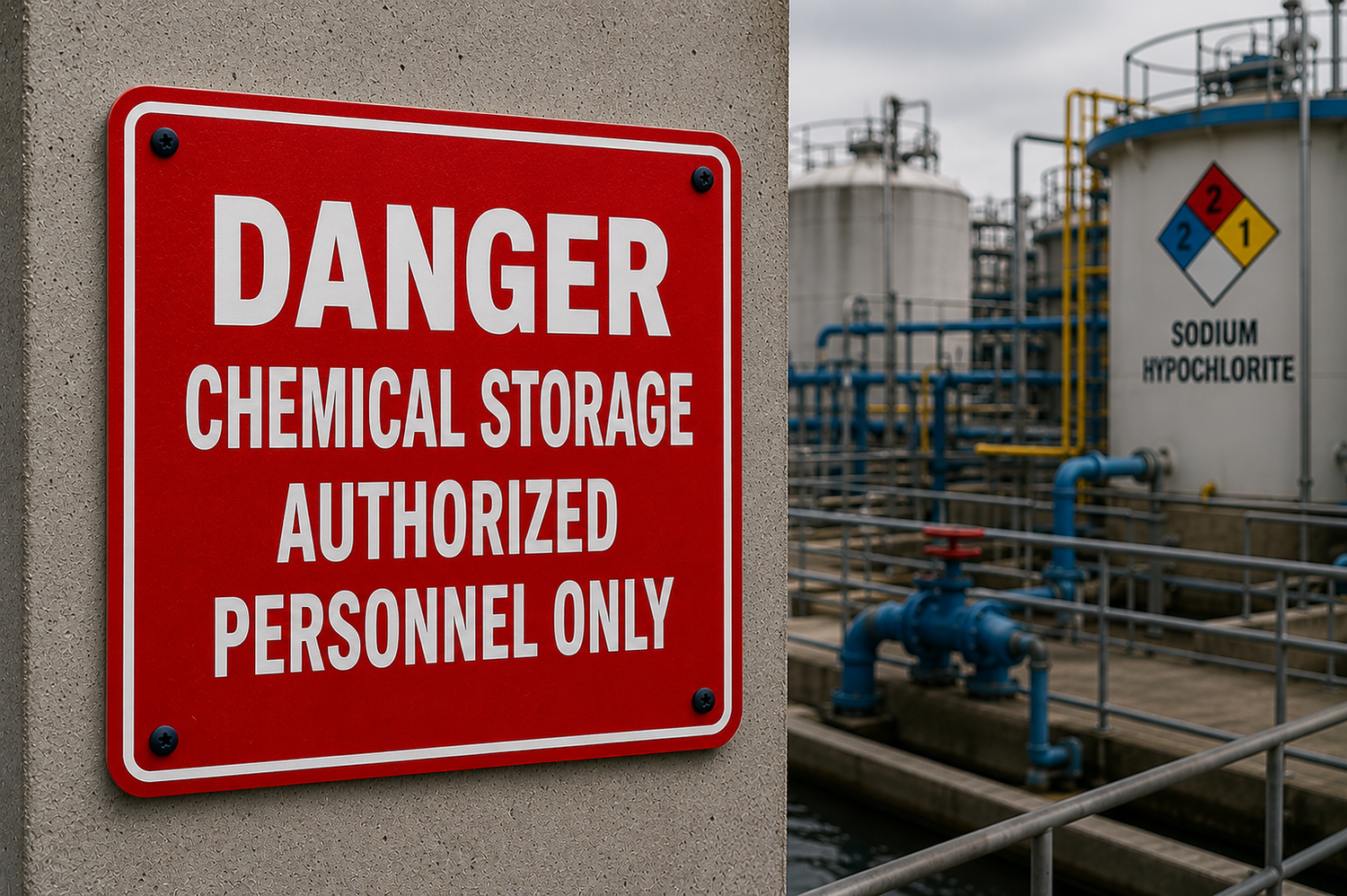 Water & Wastewater - Ready to Ship Signs