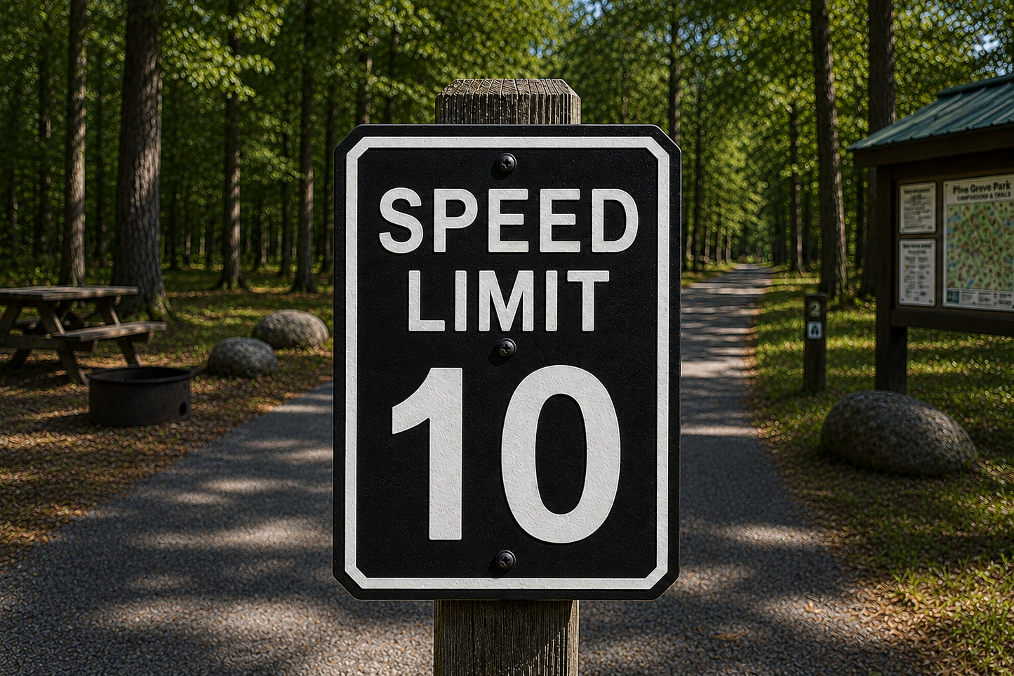 10 MPH Speed Limit Sign