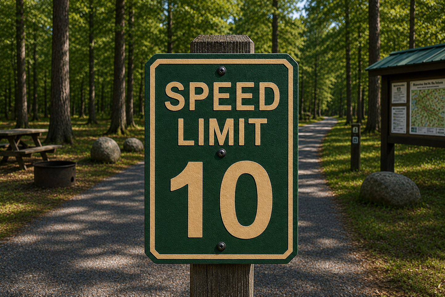10 MPH Speed Limit Sign