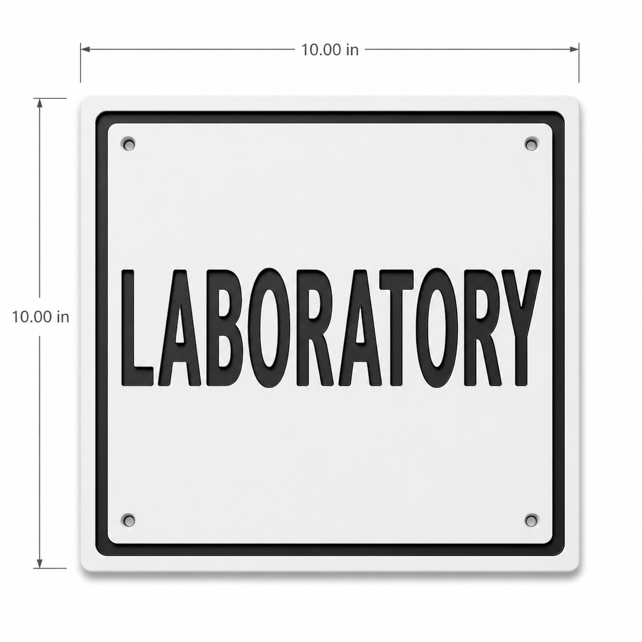 Custom Engraved HDPE General Signage