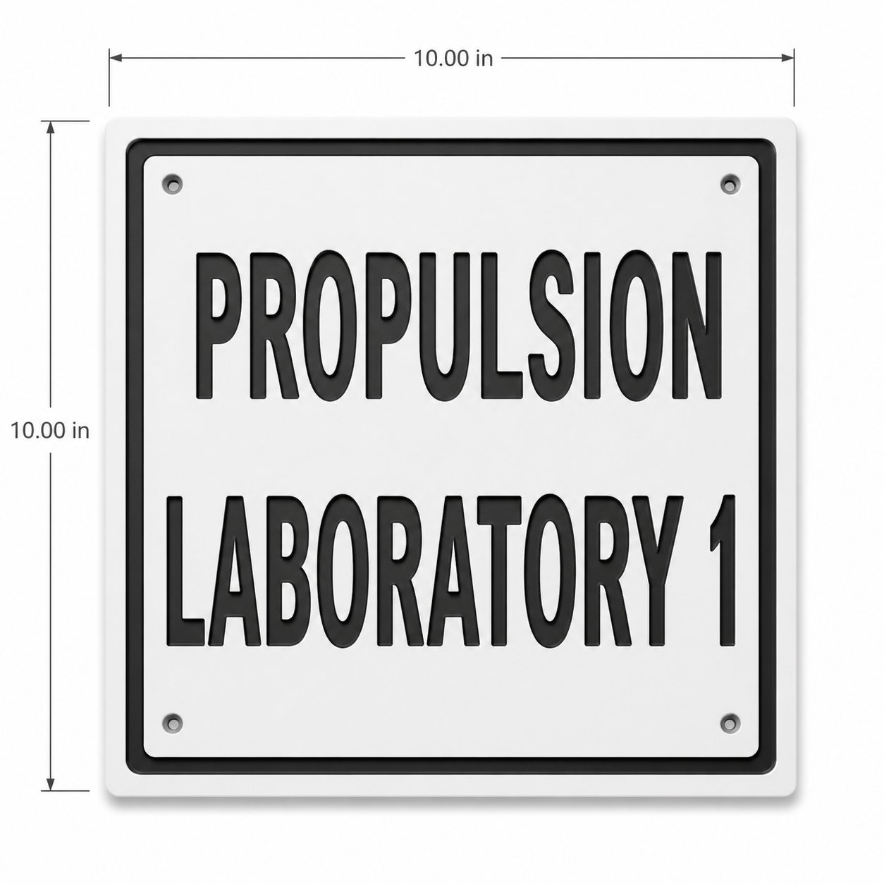 Custom Engraved HDPE General Signage