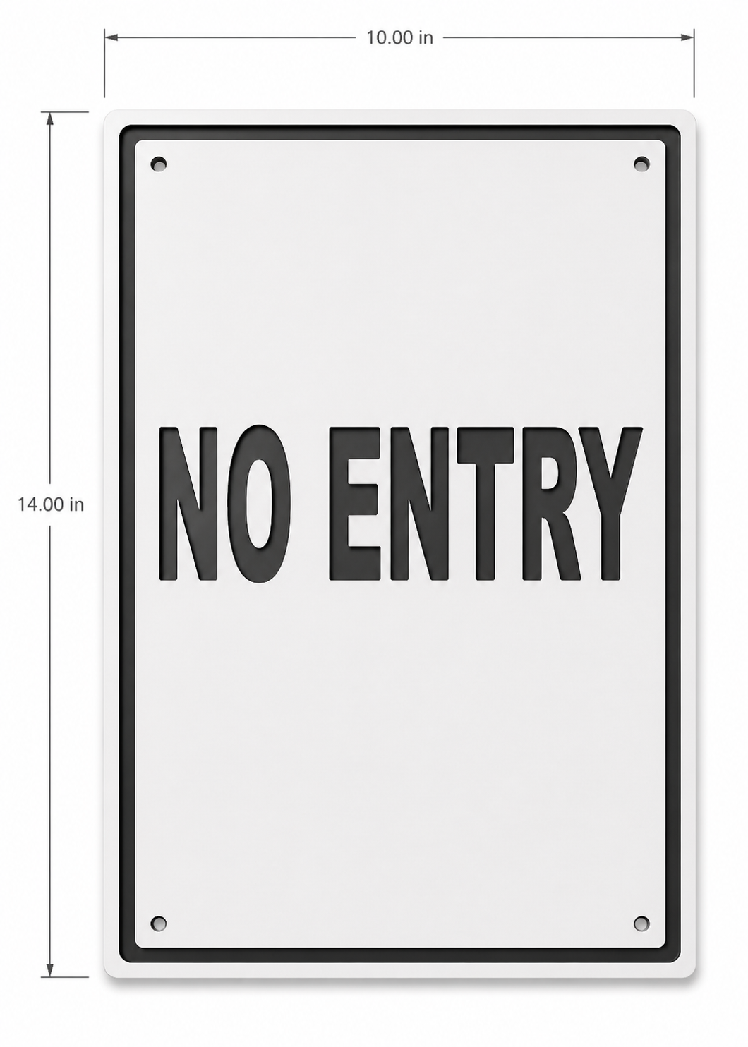 Custom Engraved HDPE General Signage