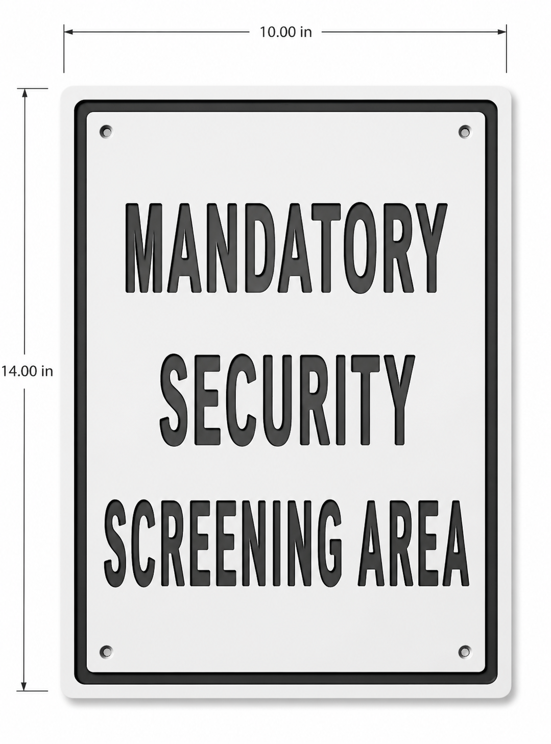 Custom Engraved HDPE General Signage