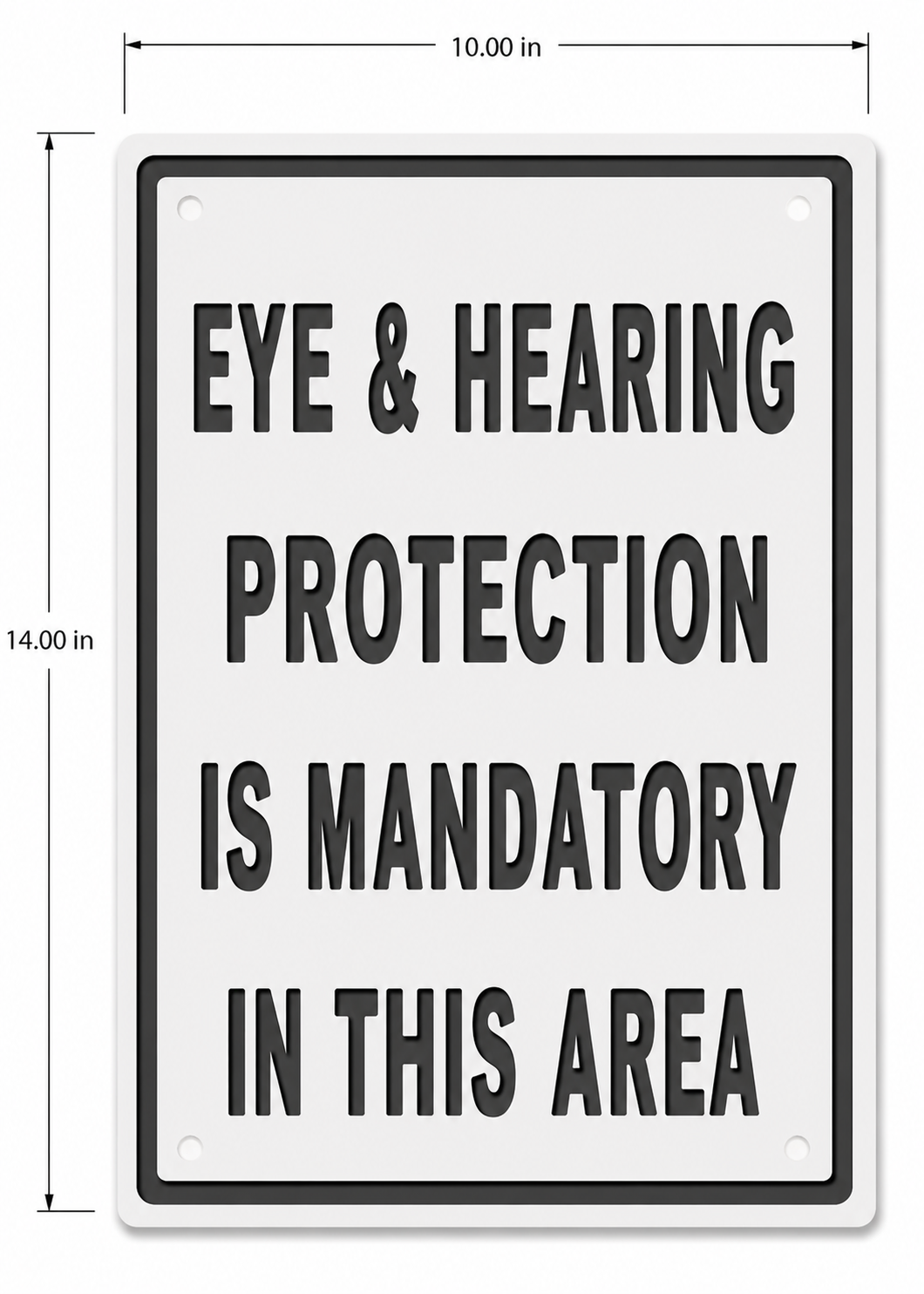 Custom Engraved HDPE General Signage