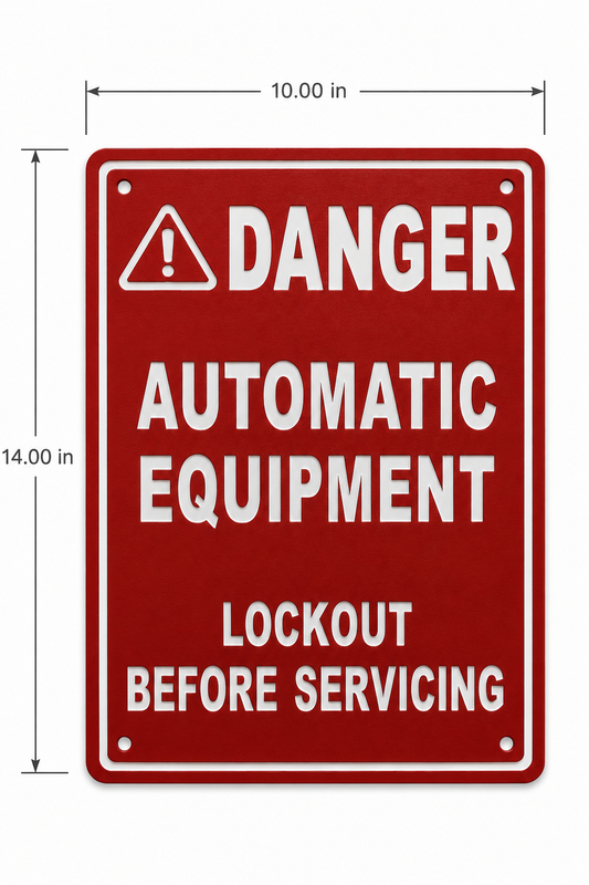 Custom Engraved ANSI Danger Signs
