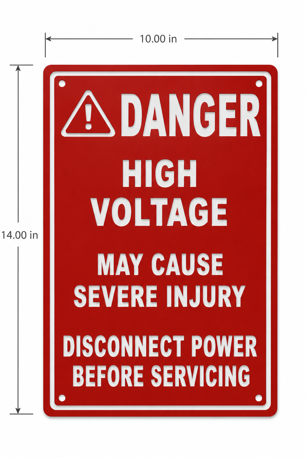 Custom Engraved ANSI Danger Signs