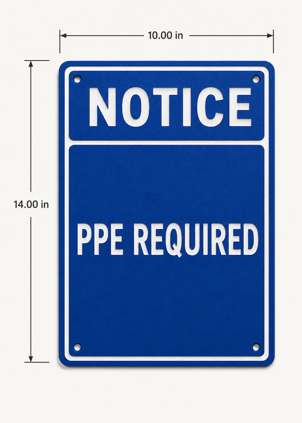 Ansi Notice Example Custom Engraved ANSI Notice Signs – Nature Coast Safety