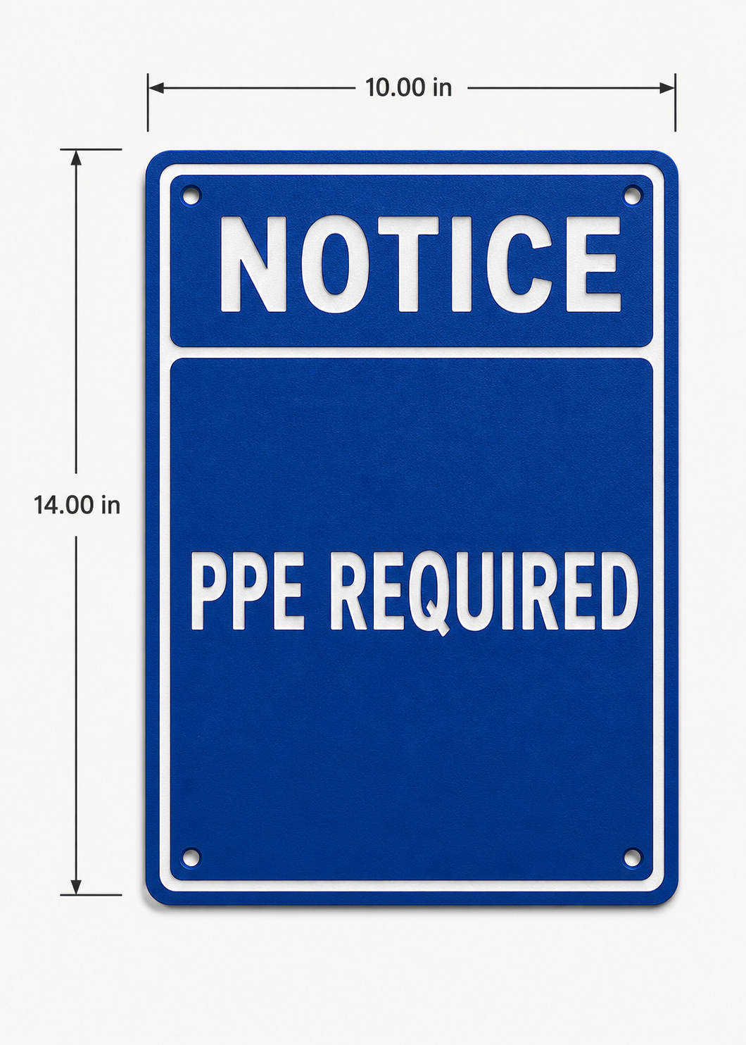 Custom Engraved ANSI Notice Signs