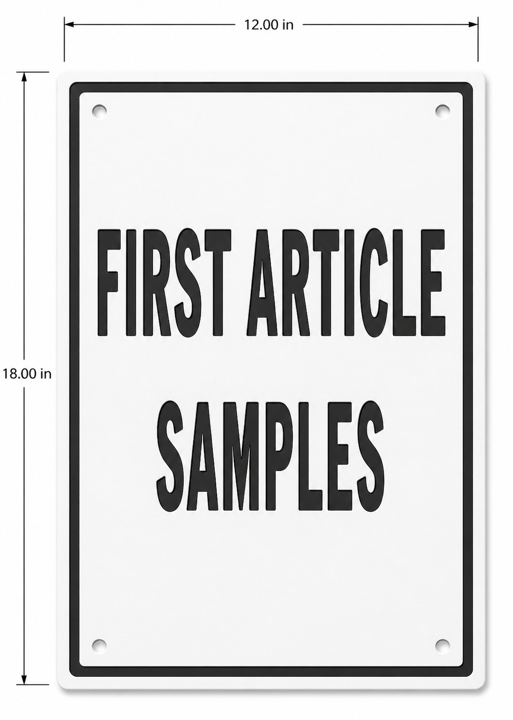 Custom Engraved HDPE General Signage