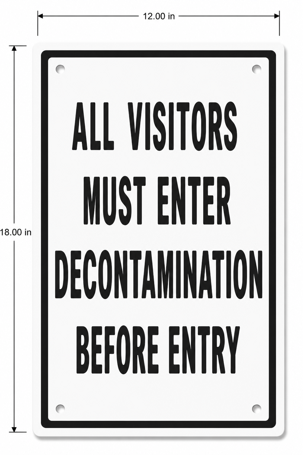 Custom Engraved HDPE General Signage