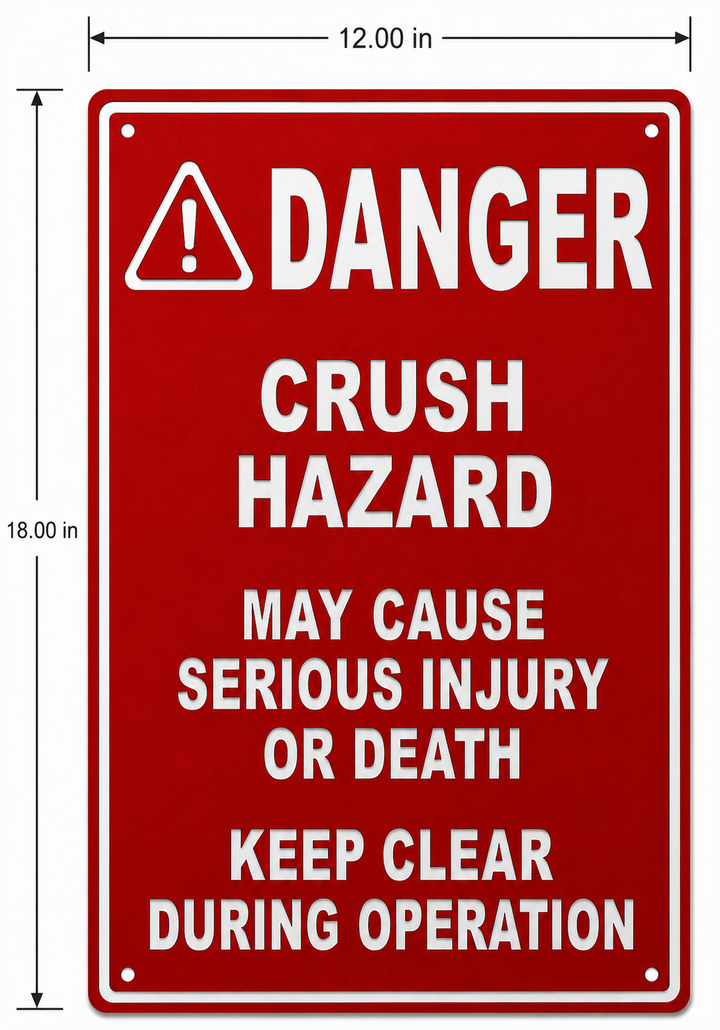 Custom Engraved ANSI Danger Signs