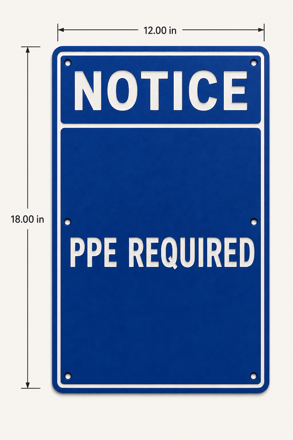 Custom Engraved ANSI Notice Signs