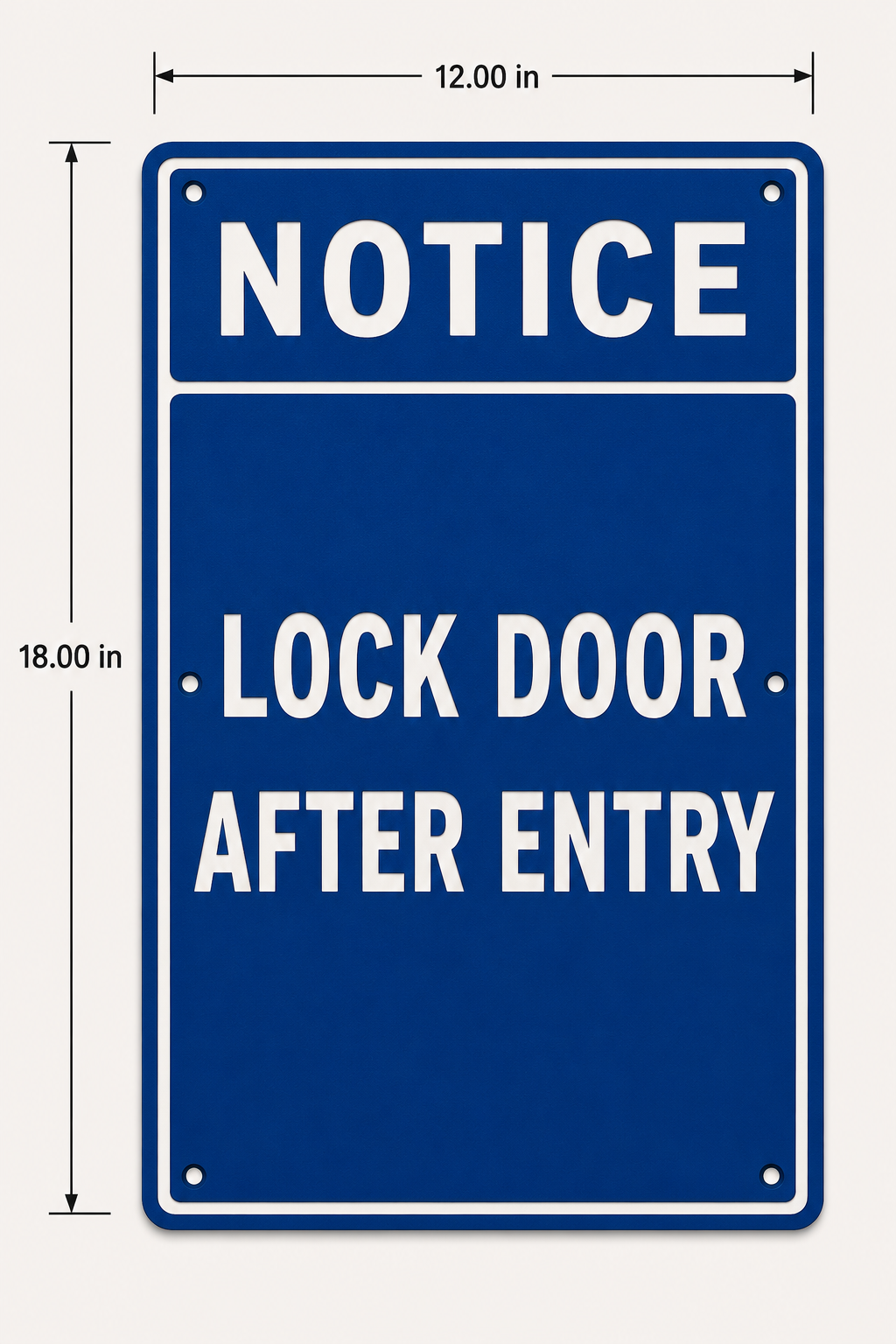 Custom Engraved ANSI Notice Signs