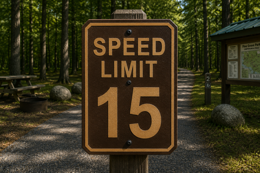 15 MPH Speed Limit Sign