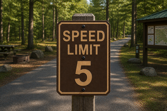 5 MPH Speed Limit Sign