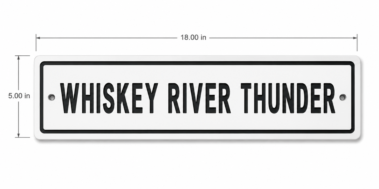 Custom Engraved HDPE General Signage