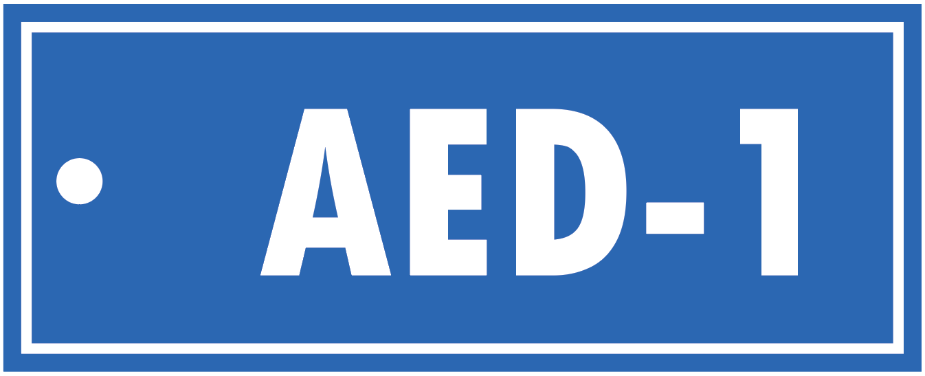 ALPHA-NUMERIC AED TAG