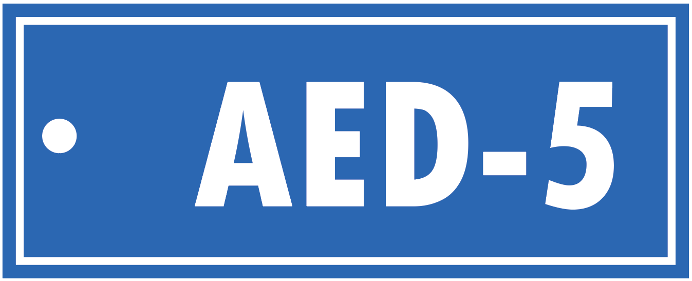 ALPHA-NUMERIC AED TAG