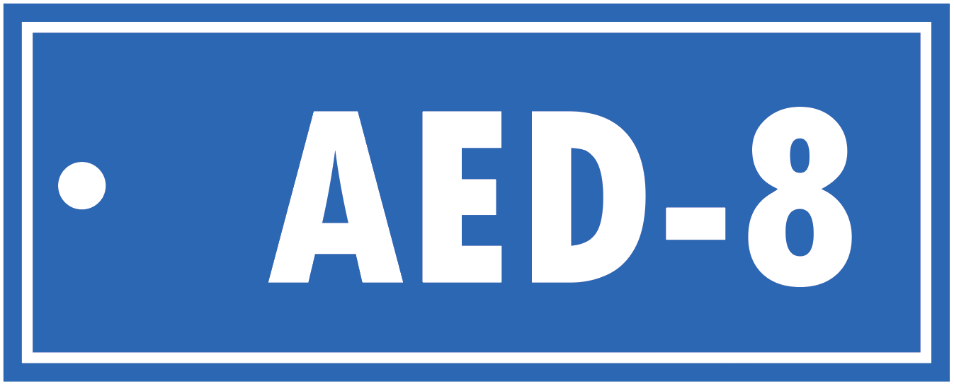 ALPHA-NUMERIC AED TAG