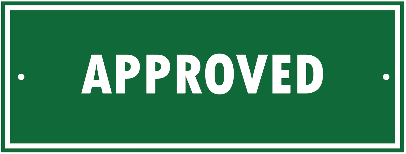 APPROVED TAG