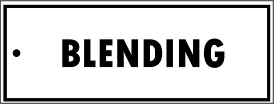 "BLENDING" TAG, 3 X 8