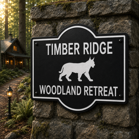Customizable Bobcat Sign