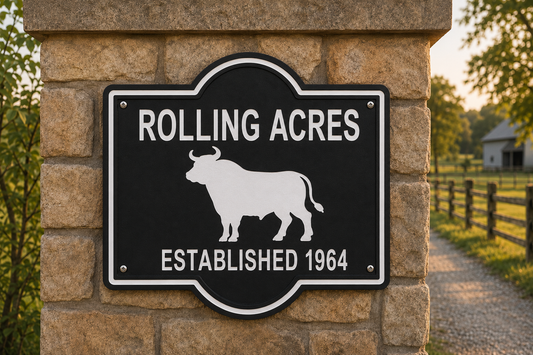 Bull Customizable Sign