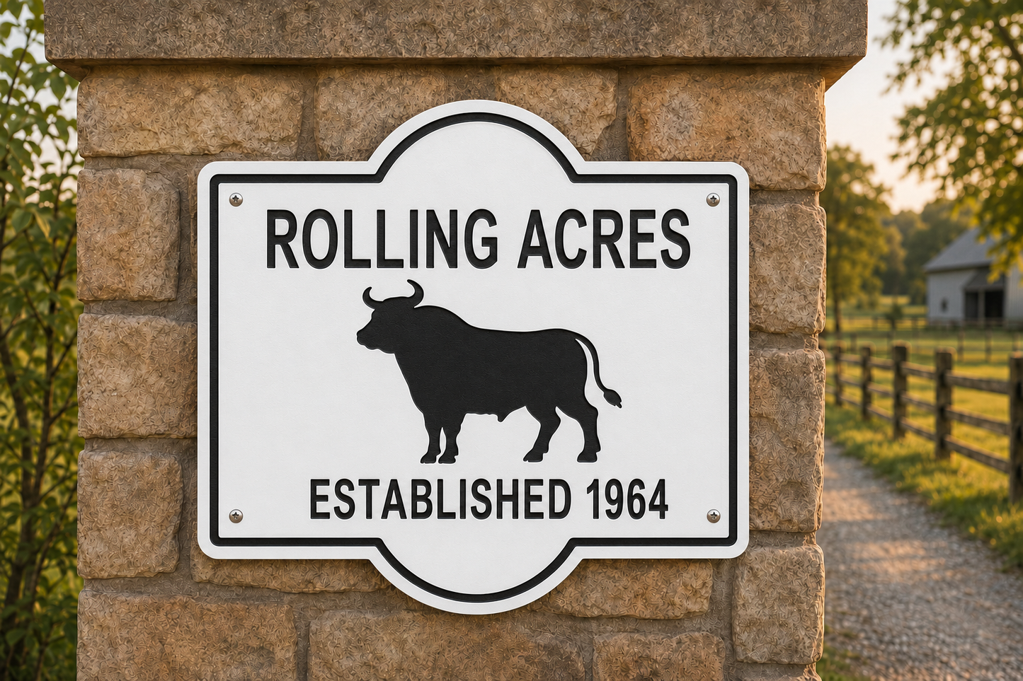 Bull Customizable Sign