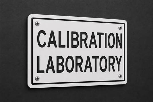 Calibration Laboratory Sign, 6 x 8