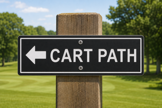 Cart Path Directional, 5 x 16