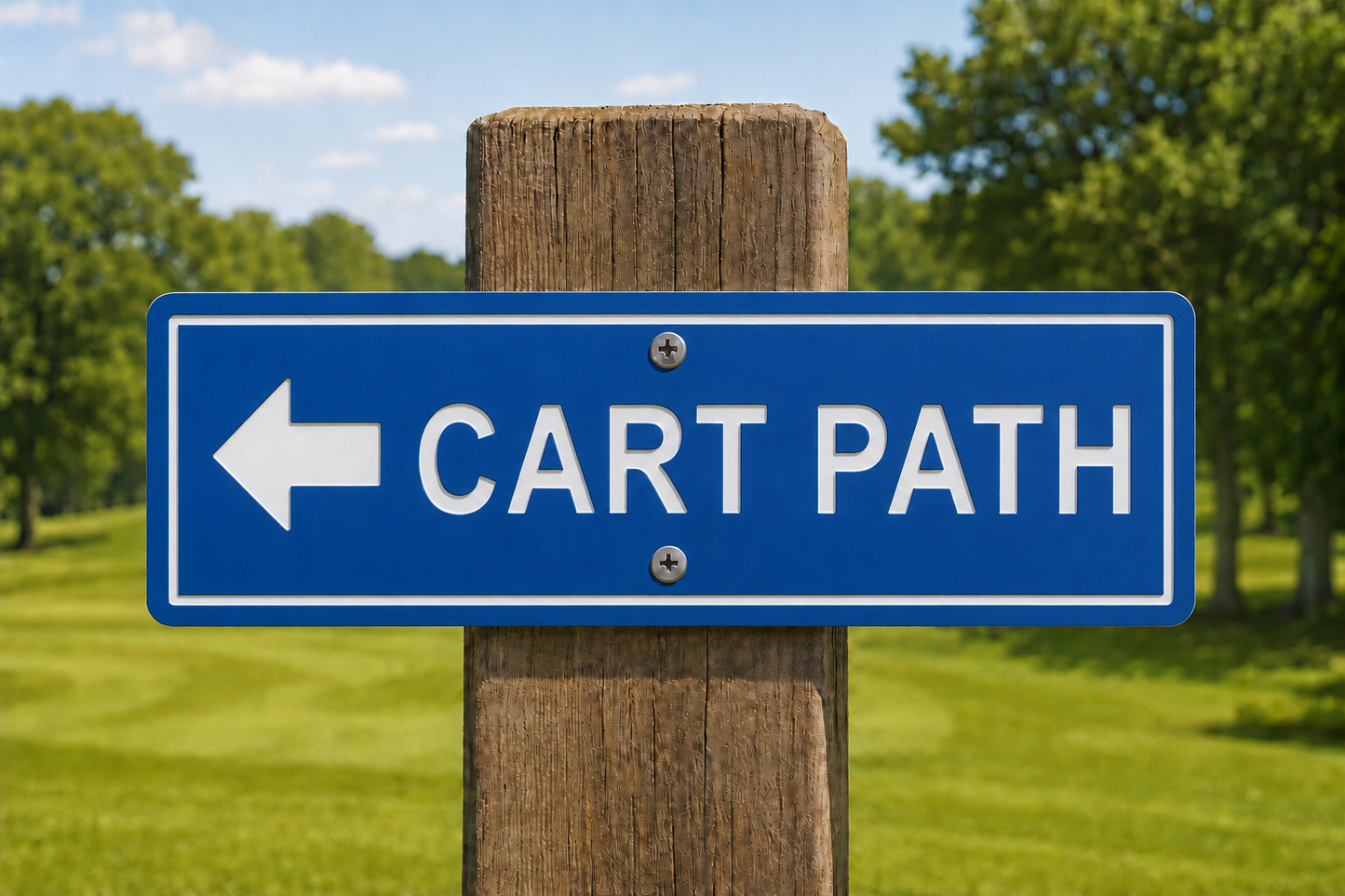 Cart Path Directional, 5 x 16