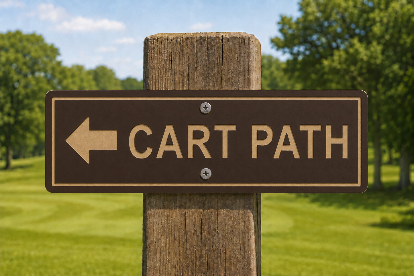 Cart Path Directional, 5 x 16