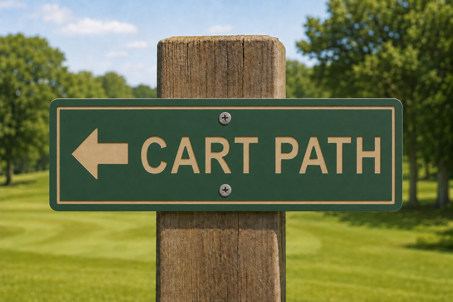 Cart Path Directional, 5 x 16