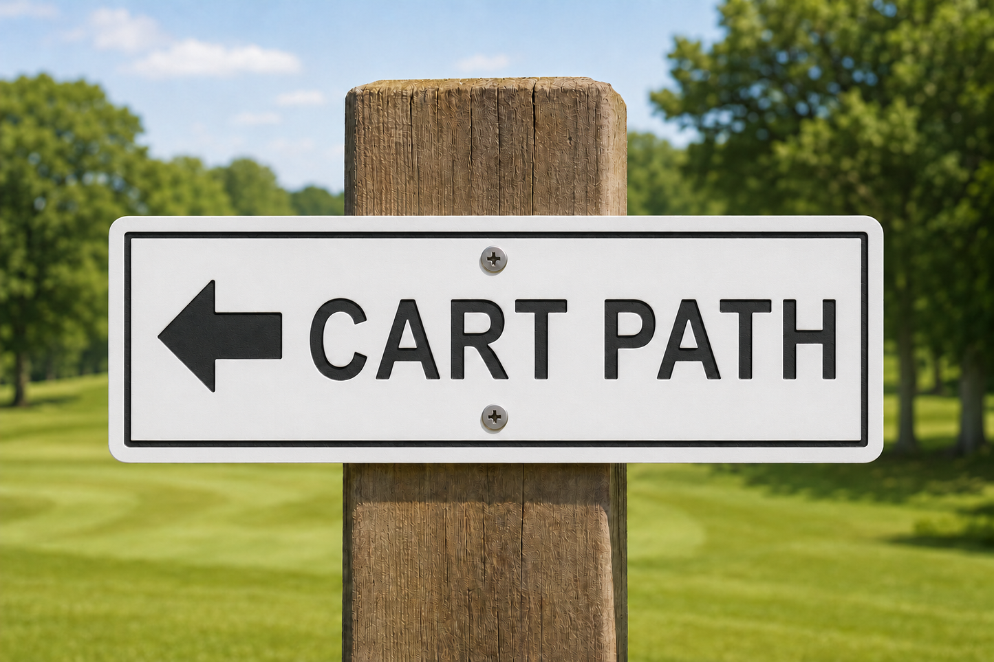 Cart Path Directional, 5 x 16