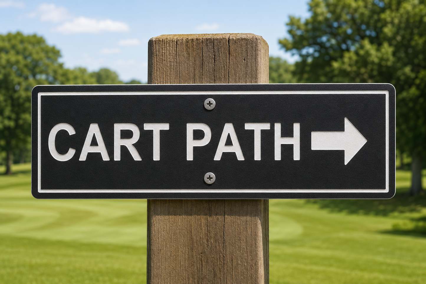 Cart Path Directional, 5 x 16