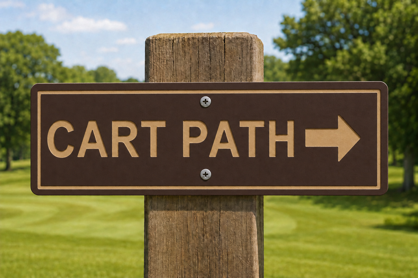 Cart Path Directional, 5 x 16